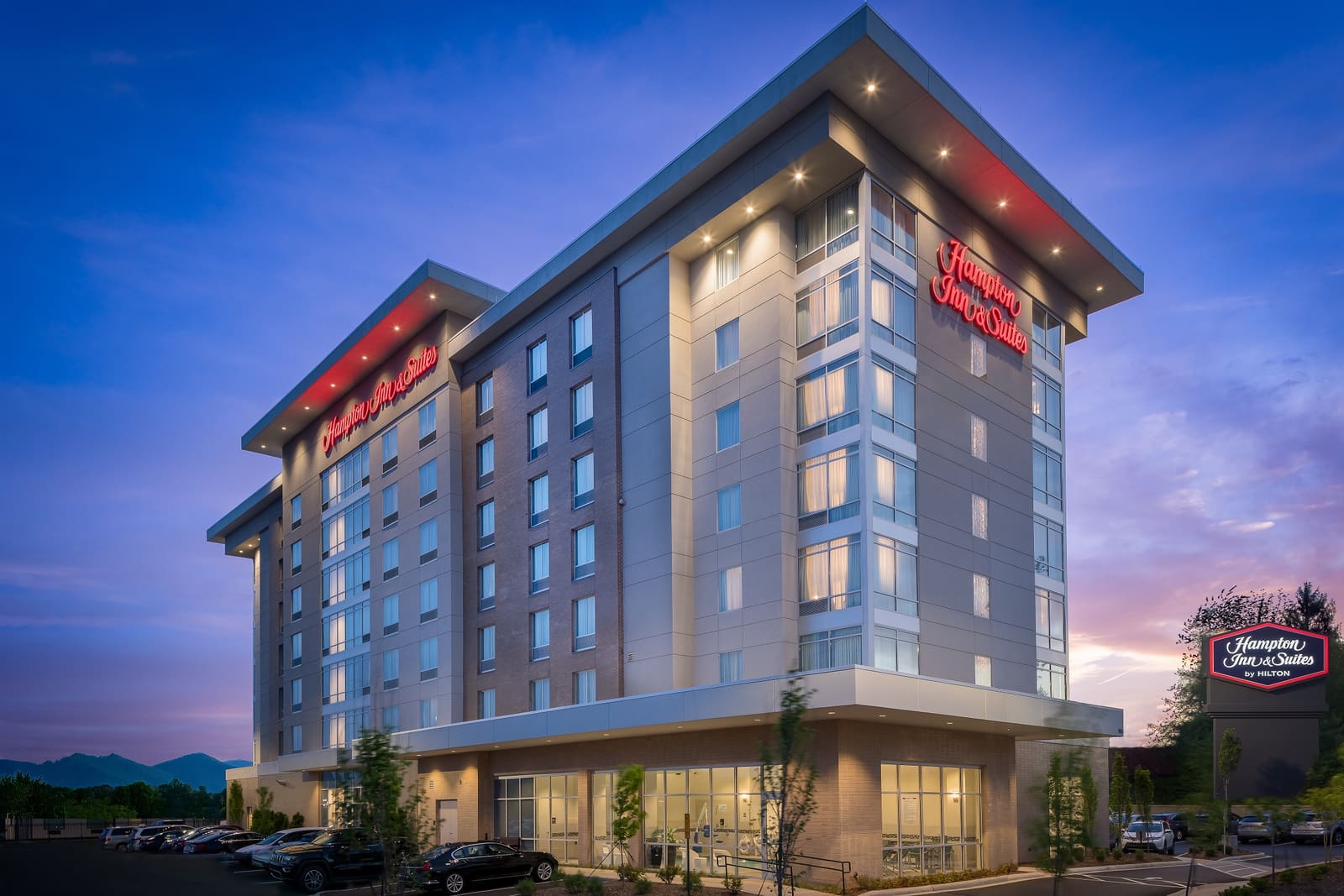 Hotel exterior at Hampton Inn & Suites — Biltmore Area