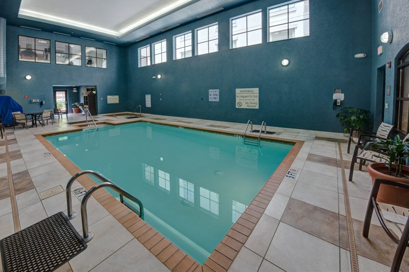 Indoor pool at Homewood Suites by Hilton Asheville